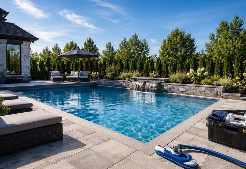 In-ground pool opening Ottawa and closing service