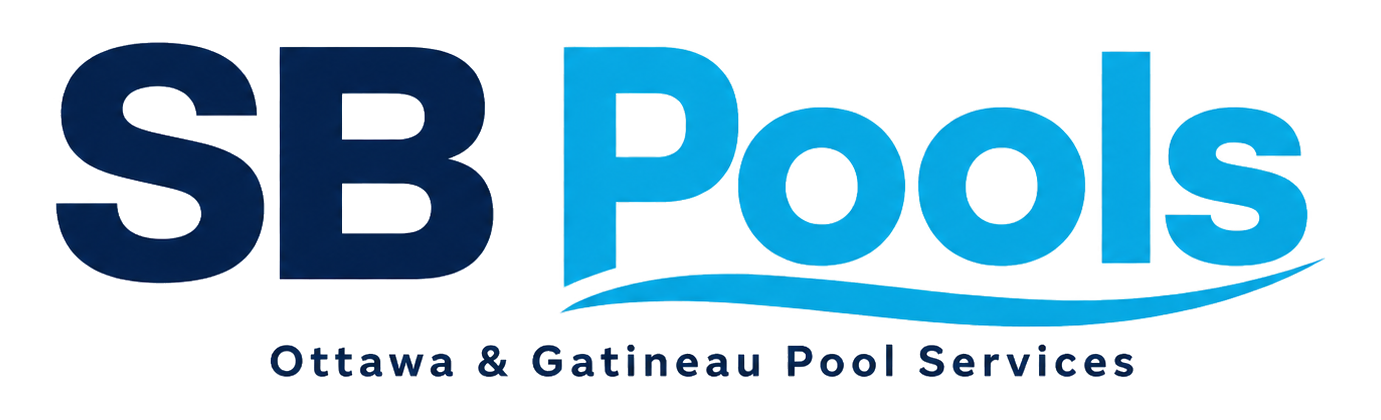 SB Pools Ottawa and Gatineau Pool Services Logo