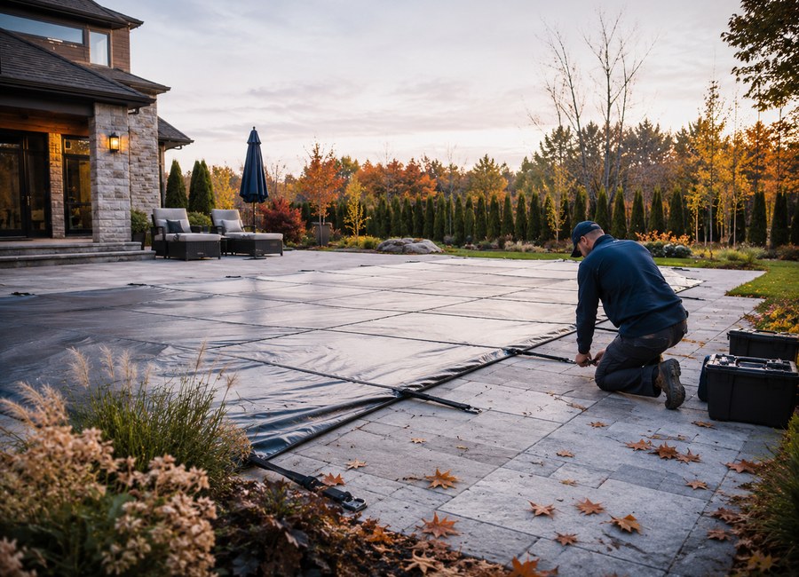 Pool closing and winterizing Ottawa Gatineau service